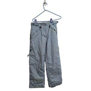 686 Womens Insulated Snowboard Cargo‎ Pants Medium Light Blue